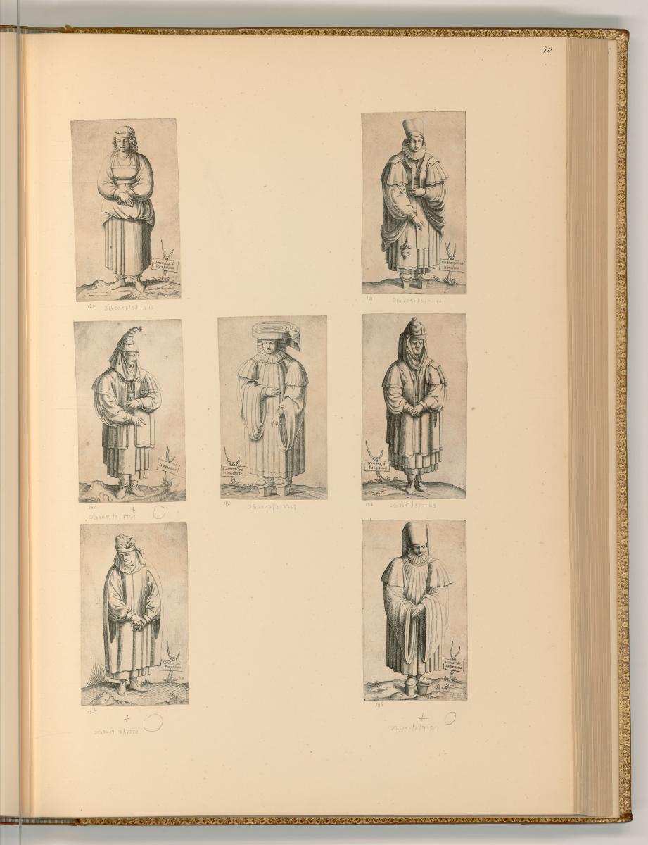 Enea Vico da Parma, Trachten aus Spanien, Inv. Nr.: Italien nach Sektionen I/26, It/I/26/50