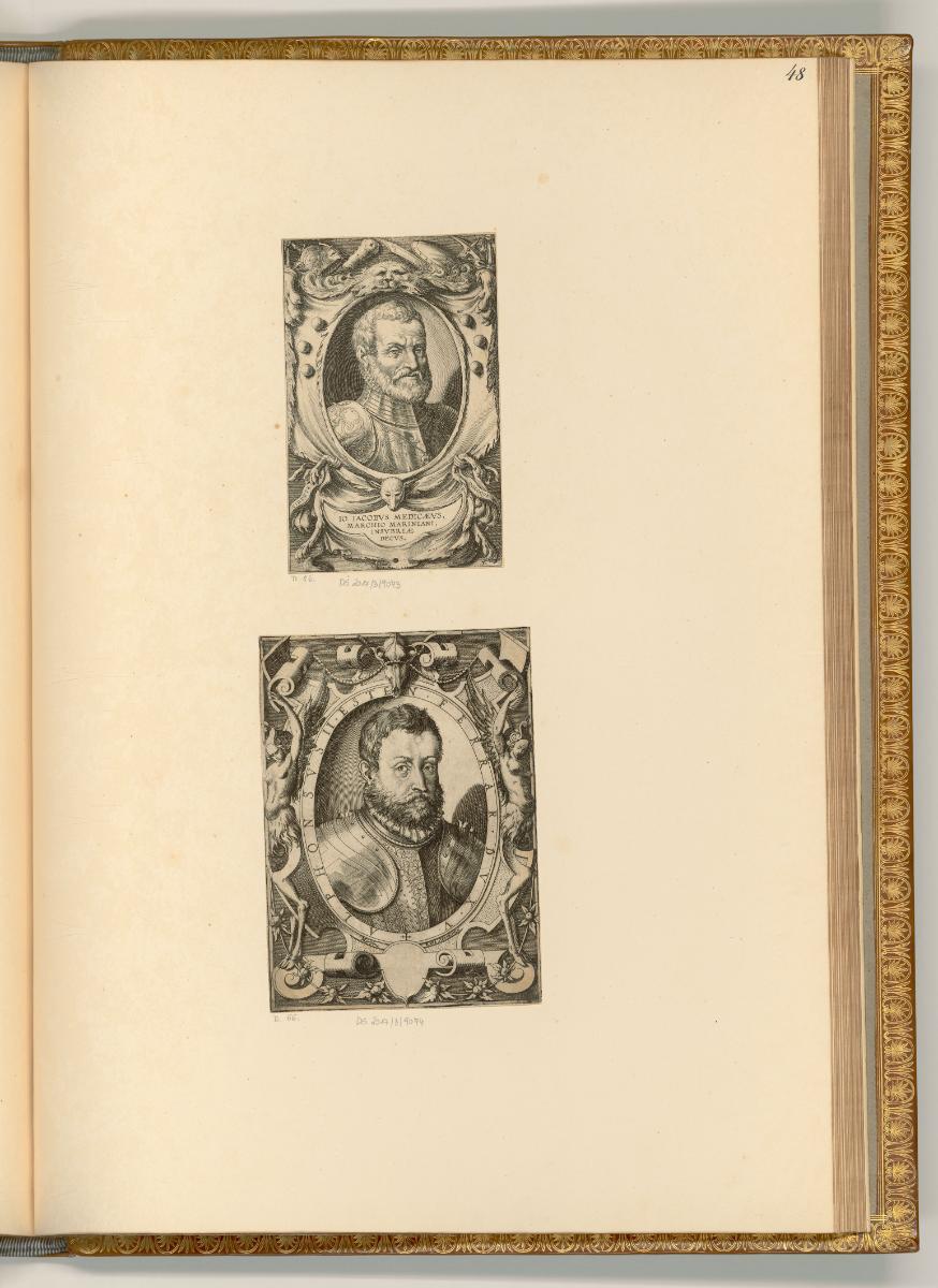 Martino Rota de Sebenico en Dalmatie, Porträts Jean Jacques de Médicis, Alfonse d'Est, Inv. Nr.…