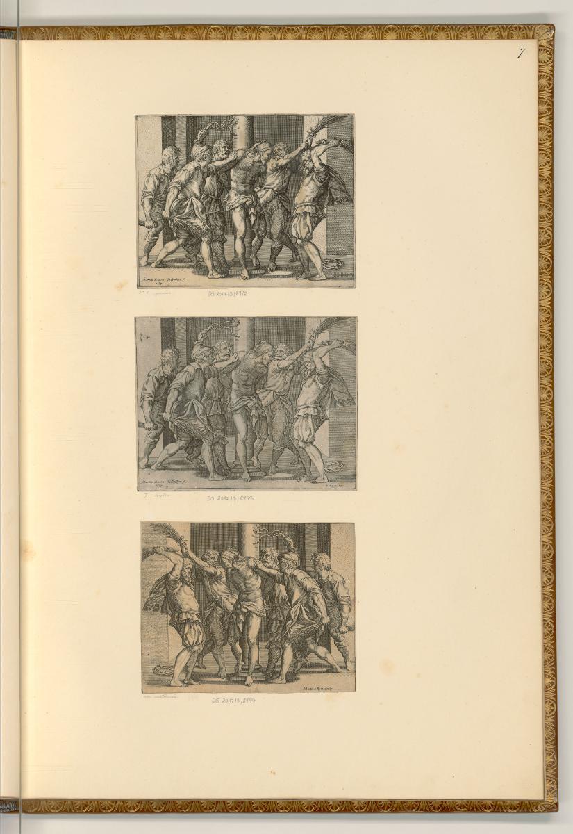 Martino Rota de Sebenico en Dalmatie, Die Geißelung Christi, Inv. Nr.: Italien nach Sektionen I…