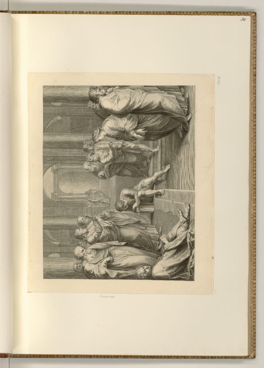 François Bartolozzi. Vol. II., Jesus und die Ehebrecherin, Inv. Nr.: Italien nach Sektionen I/4…