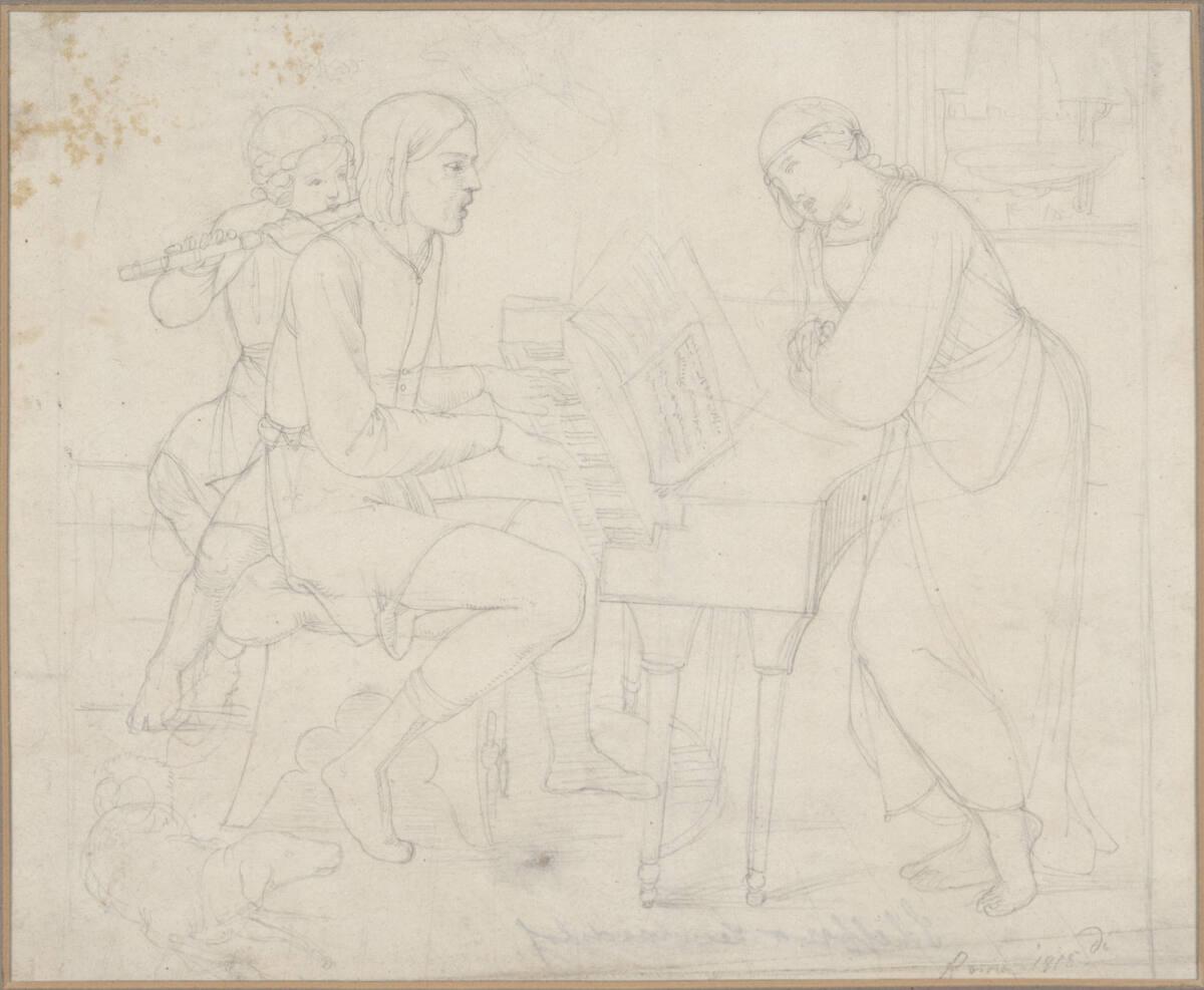 Johann Evangelist Scheffer von Leonhartshoff, Konzert, Inv. Nr.: 24839