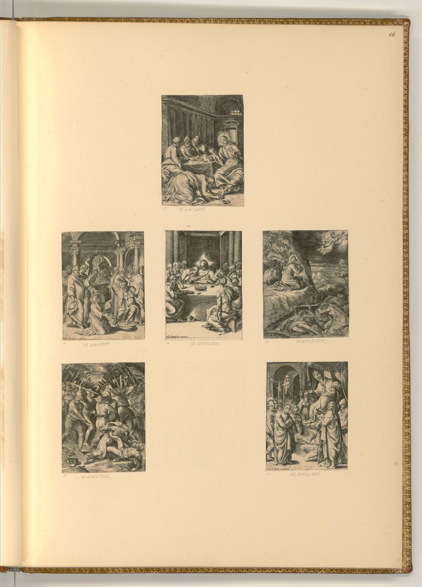 Giulio Bonasone da Bologna, Leben und Passion Christi, Inv. Nr.: Italien nach Sektionen I/28, I…
