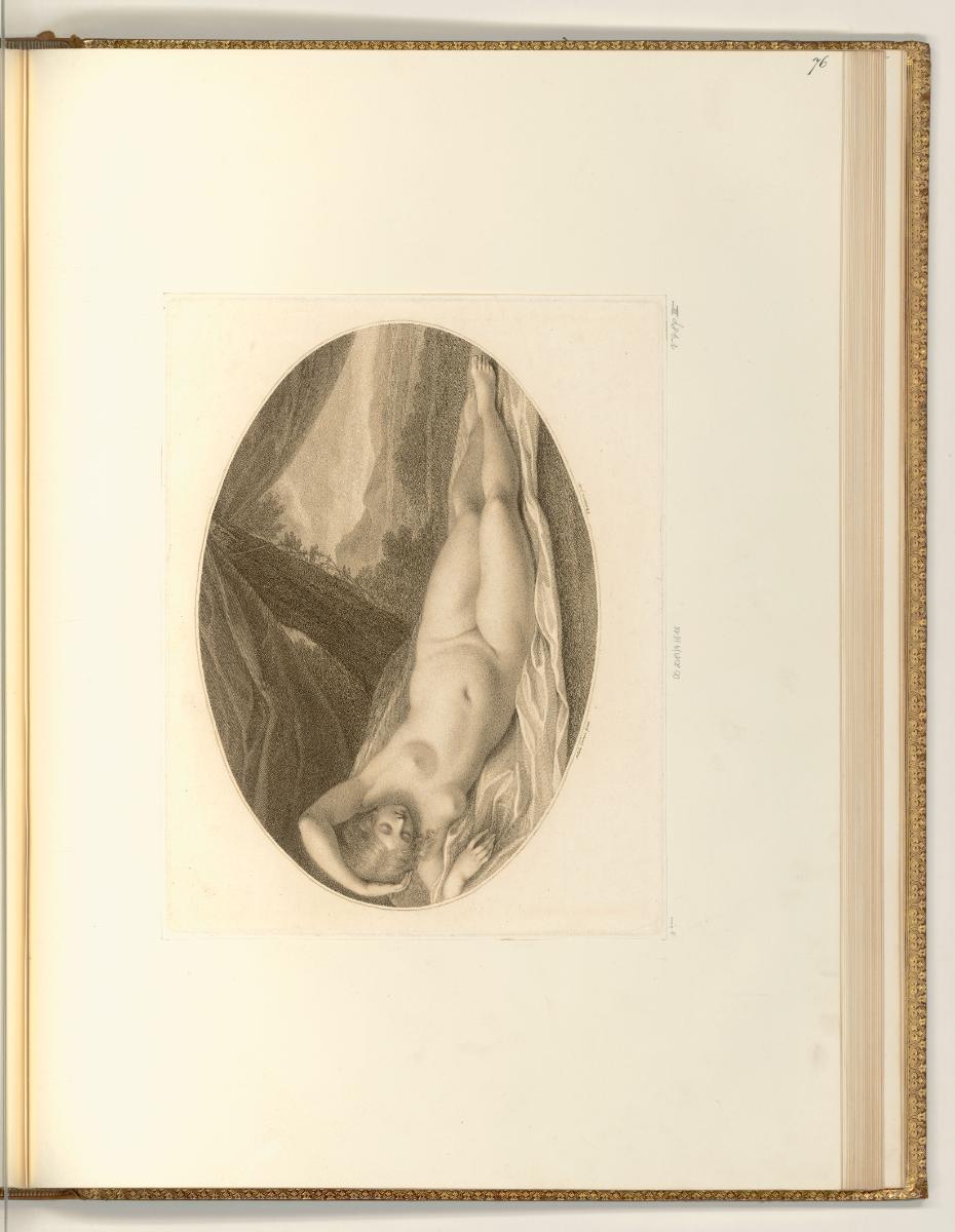 François Bartolozzi. Vol. III., Die schlafende Venus, Inv. Nr.: Italien nach Sektionen I/45, It…