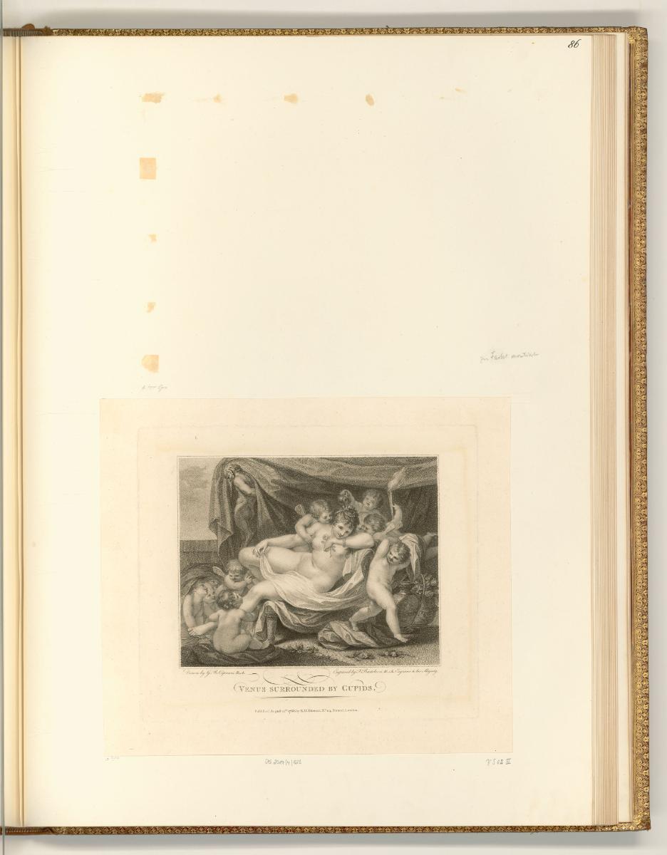 François Bartolozzi. Vol. III., Venus, umgeben von Amoretten, Inv. Nr.: Italien nach Sektionen …
