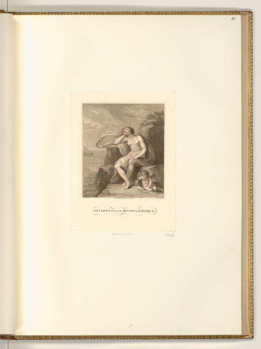 Francesco Bartolozzi, Vol. 4, Ariadne, Inv. Nr.: Italien nach Sektionen I/46, It/I/46/43