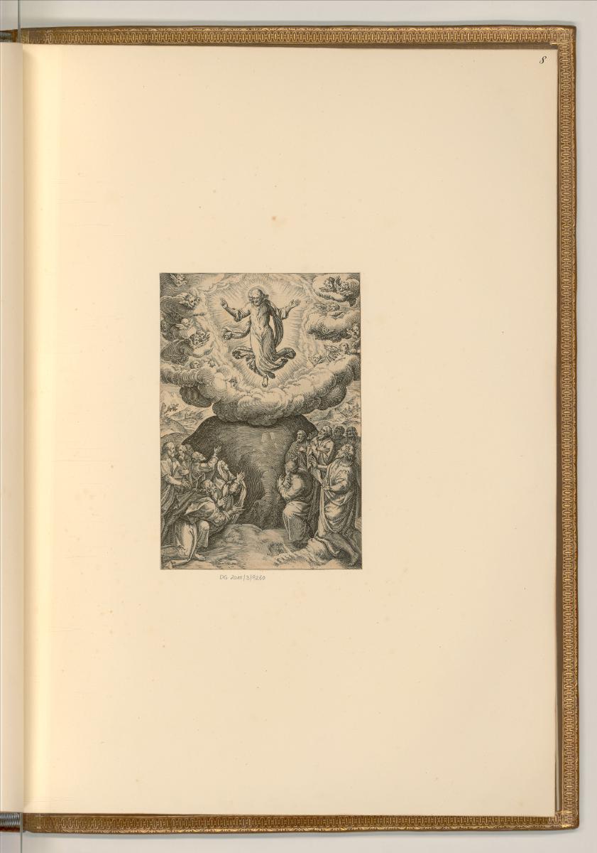 Aliprando Caprioli; Girolamo Olgiati, Christi Himmelfahrt, Inv. Nr.: Italien nach Sektionen I/3…