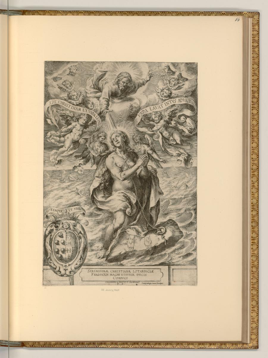 Supplement à l'oeuvre de Cherubino Alberti, Hl. Christina von Bolsena, Inv. Nr.: Italien nach S…