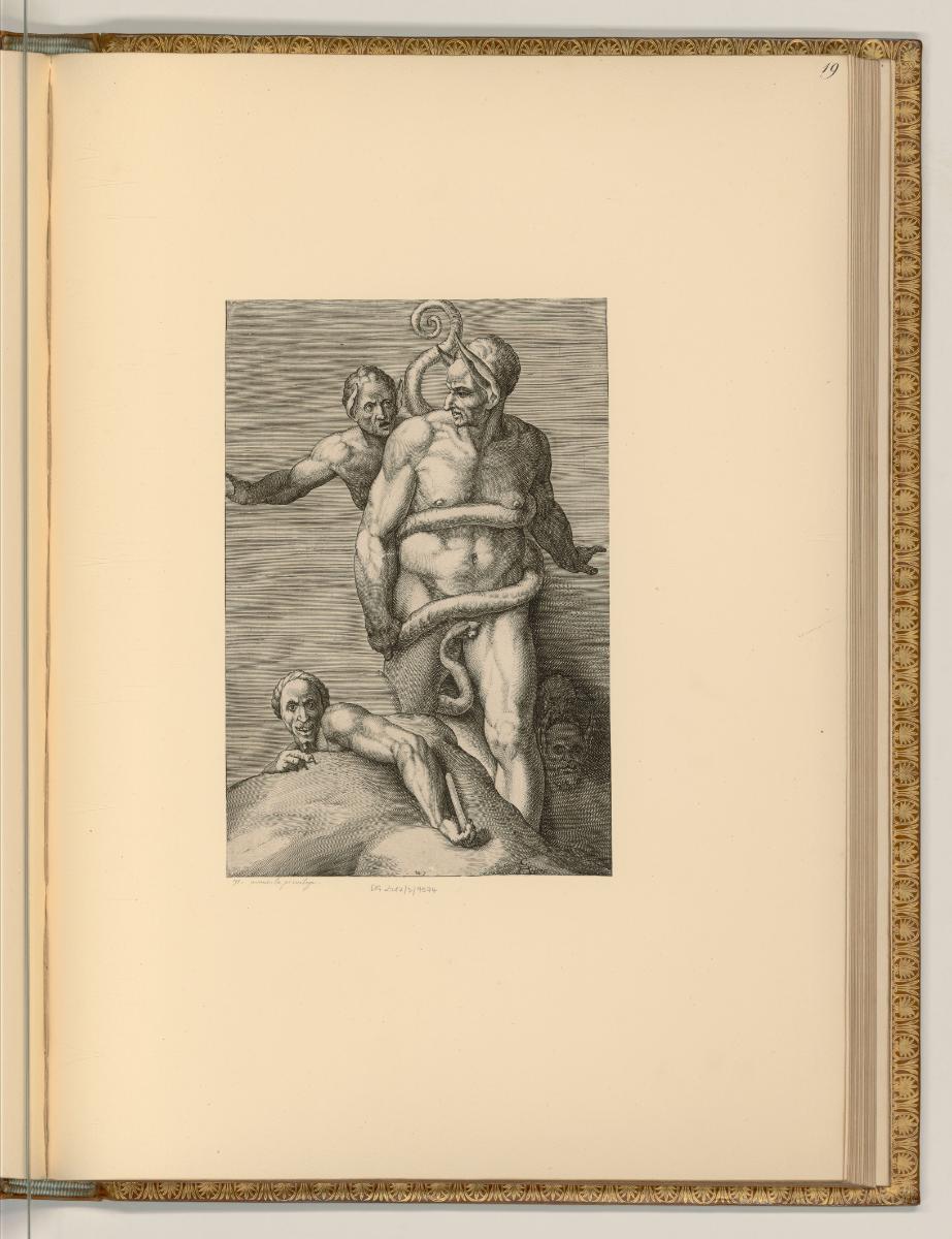Supplement à l'oeuvre de Cherubino Alberti, Figuren, Jüngstes Gericht (Sixtinische Kapelle), In…