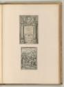 Agostino Carracci, Titelblatt und Szene zu "Das befreite Jerusalem" von Torquato Tasso, Inv. Nr…