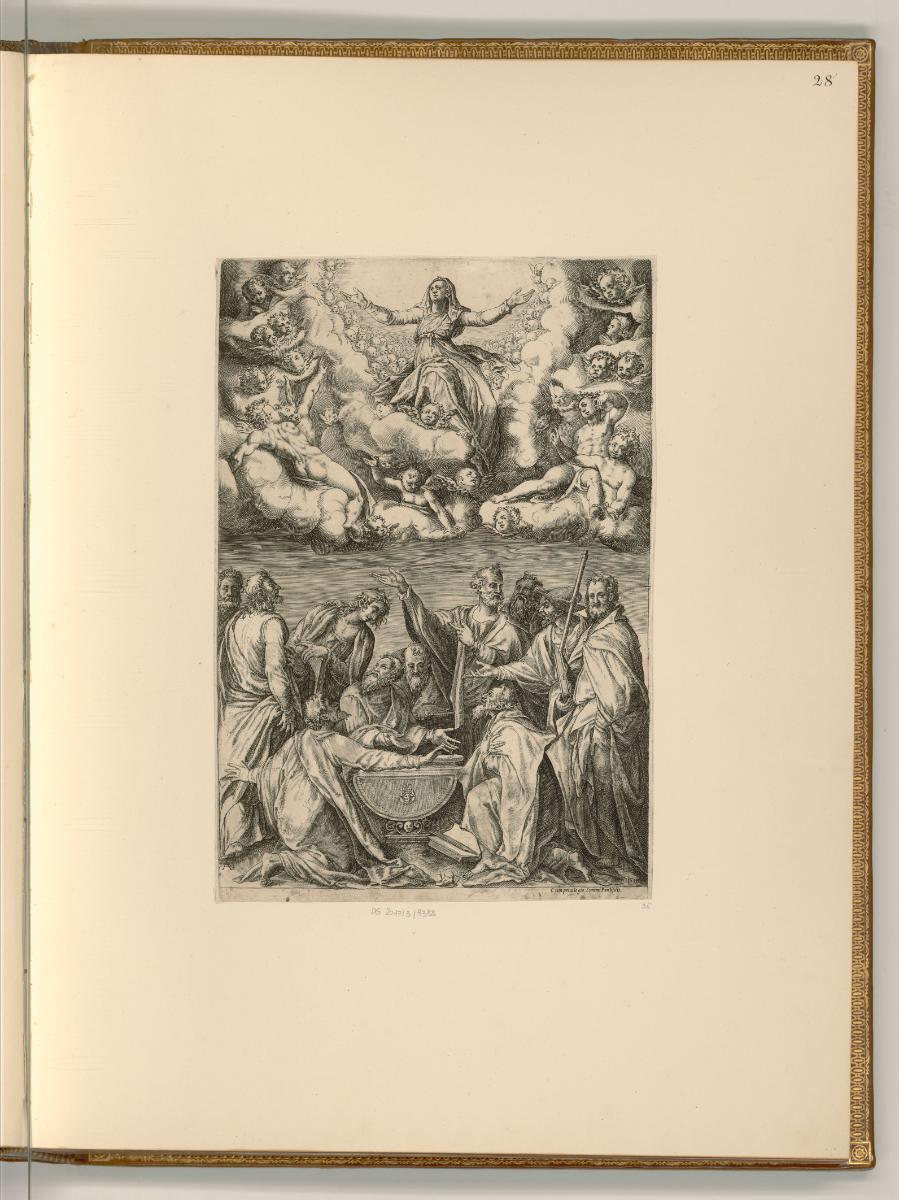 Oevres de Cherubino Alberti né 1552 mort 1615, Aufnahme Mariens in den Himmel, Inv. Nr.: Italie…