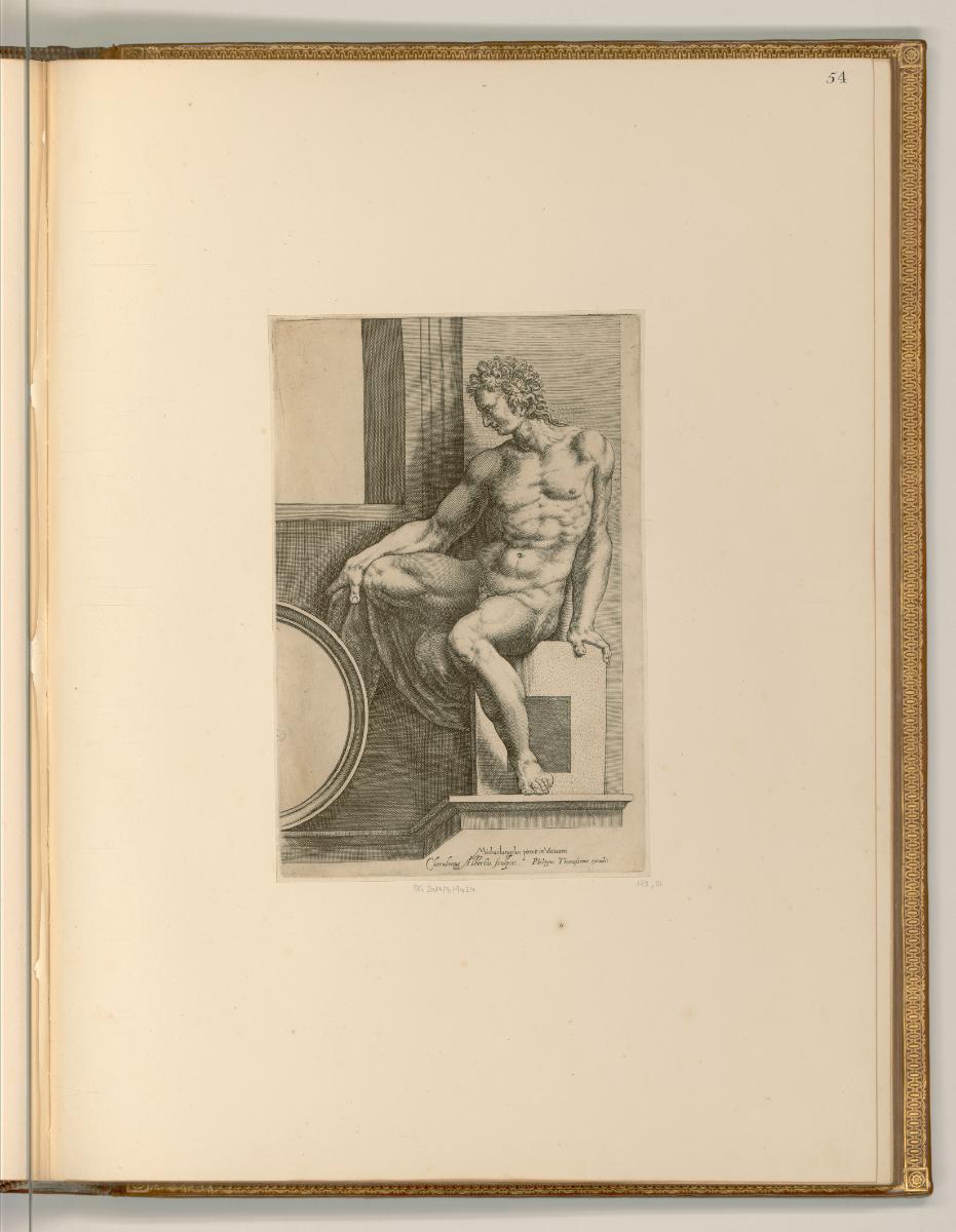 Oevres de Cherubino Alberti né 1552 mort 1615, Männliche Figuren (Sixtinische Kapelle), Inv. Nr…
