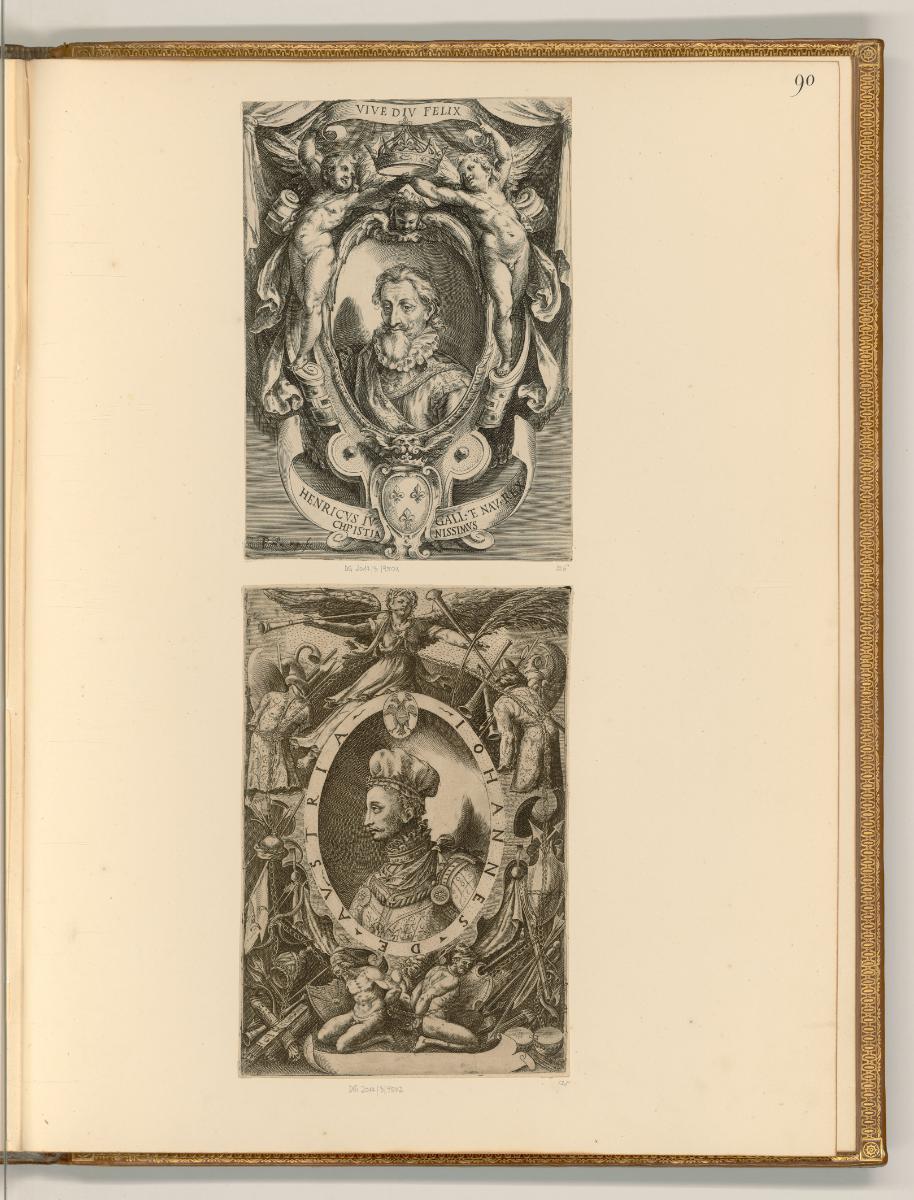 Oevres de Cherubino Alberti né 1552 mort 1615, Porträts Heinrich IV., König von Frankreich; Jua…