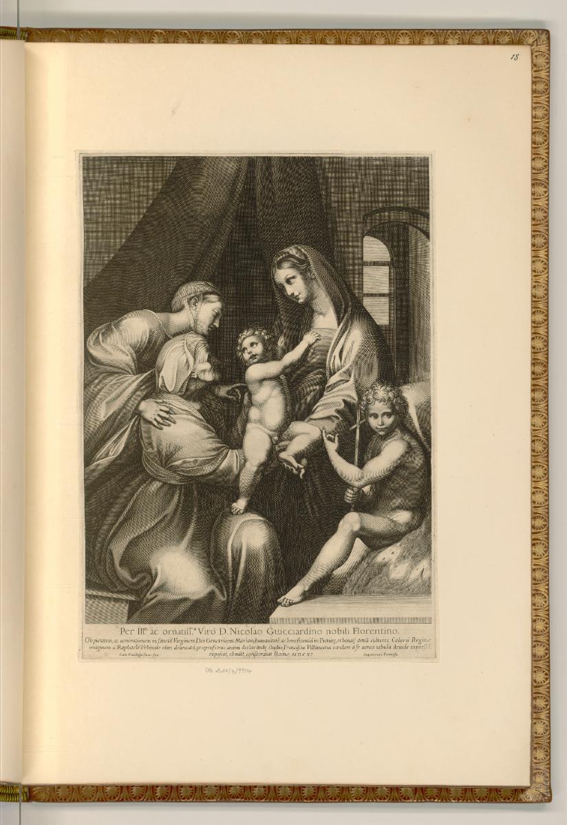 Francesco Villamena, Francesco Villamena, Maria mit Kind, dem Johannesknaben und den Hll. Anna …