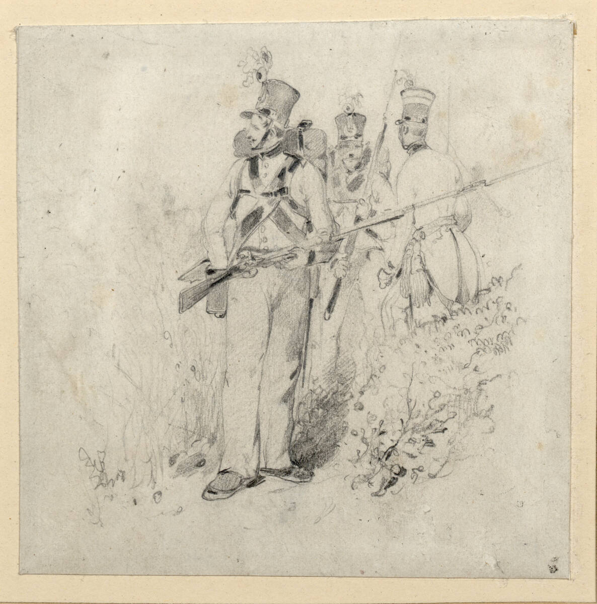 Deutsche Infanterie, Carl Schindler, 1838–1842
