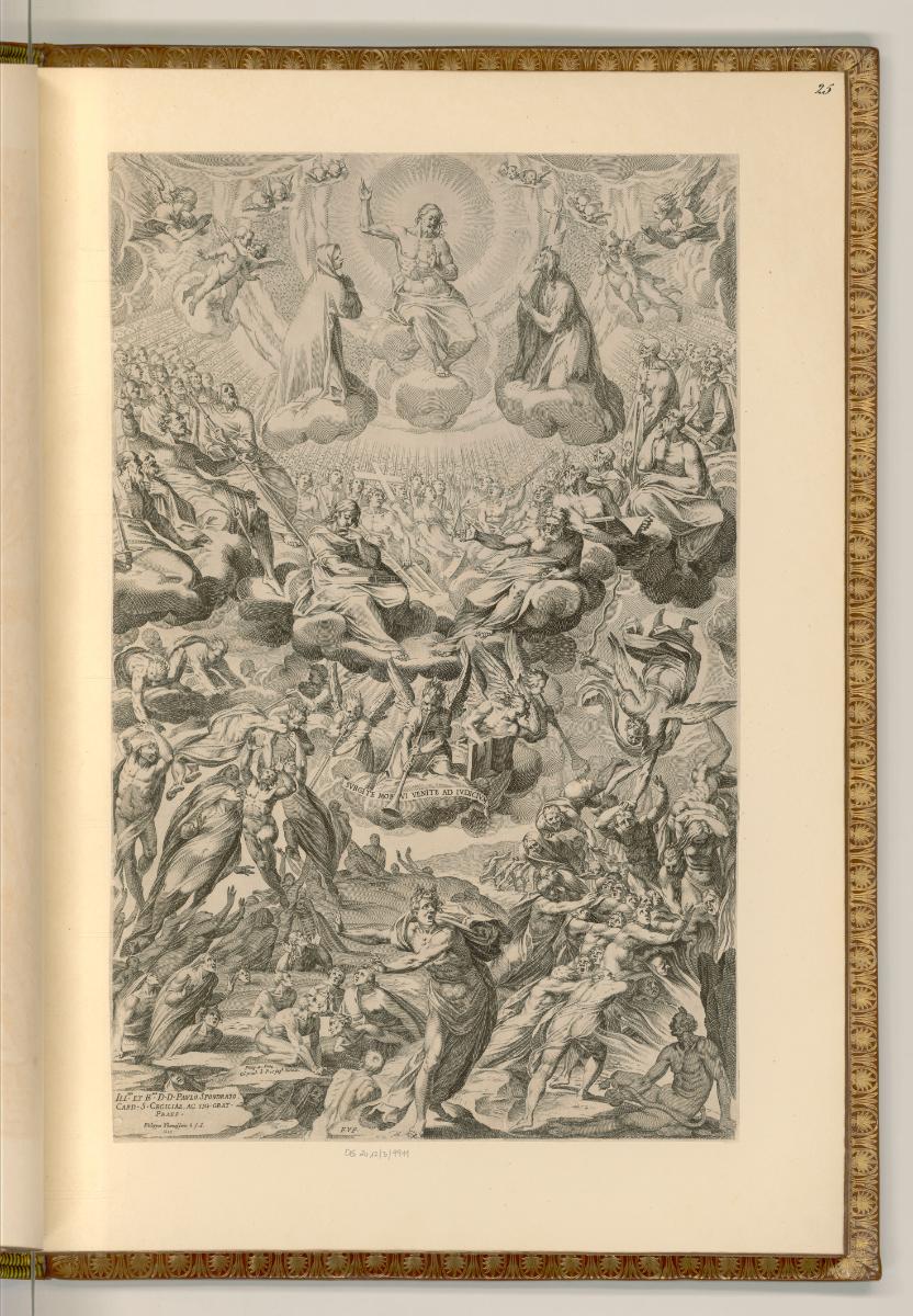 Francesco Villamena, Francesco Villamena, Jüngstes Gericht, Inv. Nr.: Italien nach Sektionen I/…