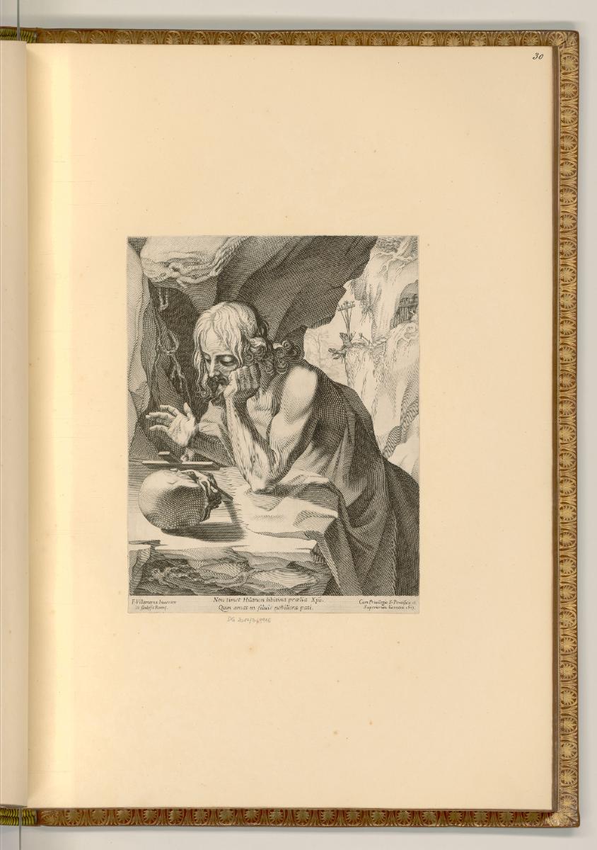 Francesco Villamena, Francesco Villamena, Hl. Hilarion in der Einöde, Inv. Nr.: Italien nach Se…