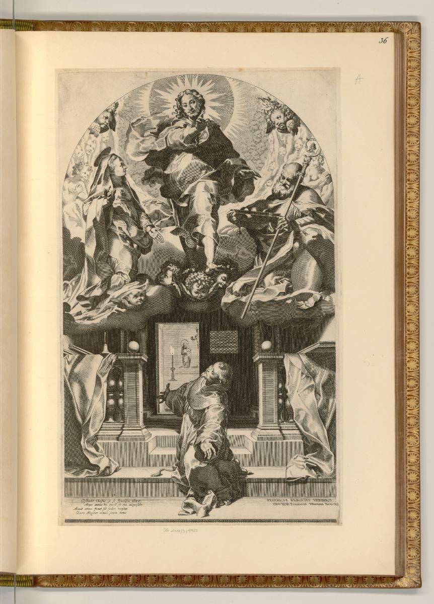 Francesco Villamena, Francesco Villamena, Christus, Maria und der hl. Franziskus von Assisi, In…