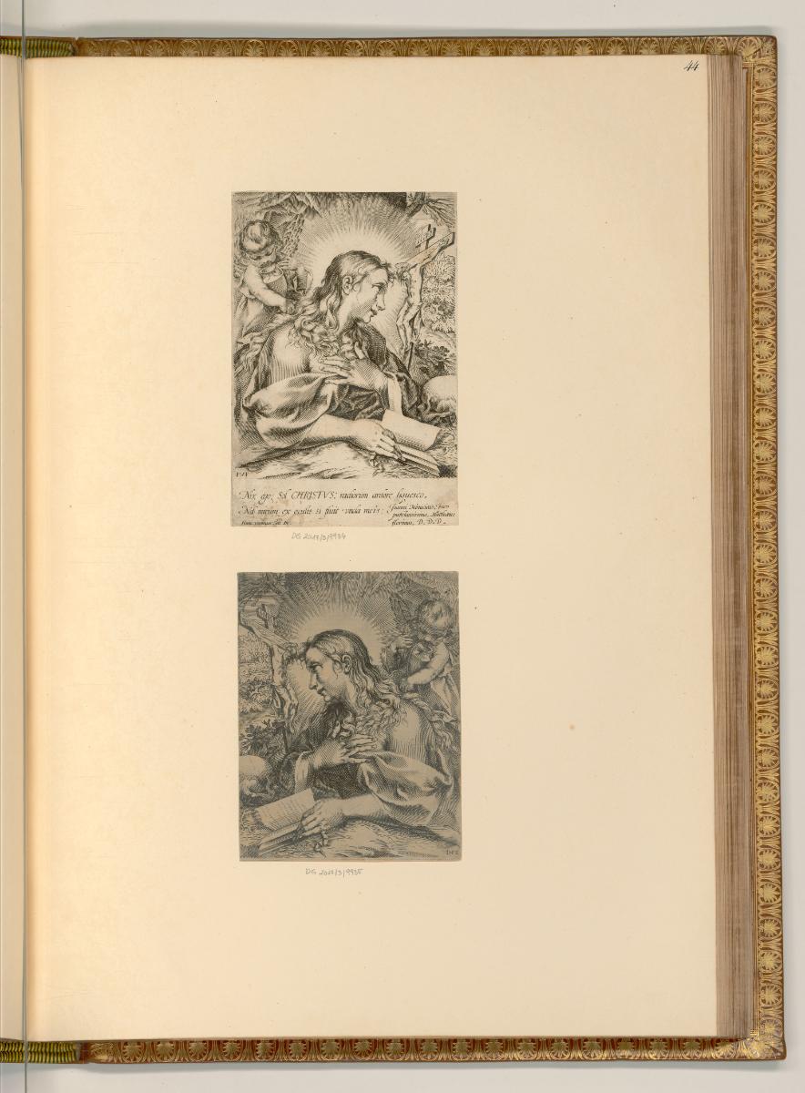 Francesco Villamena, Francesco Villamena, Büßende Maria Magdalena, Inv. Nr.: Italien nach Sekti…