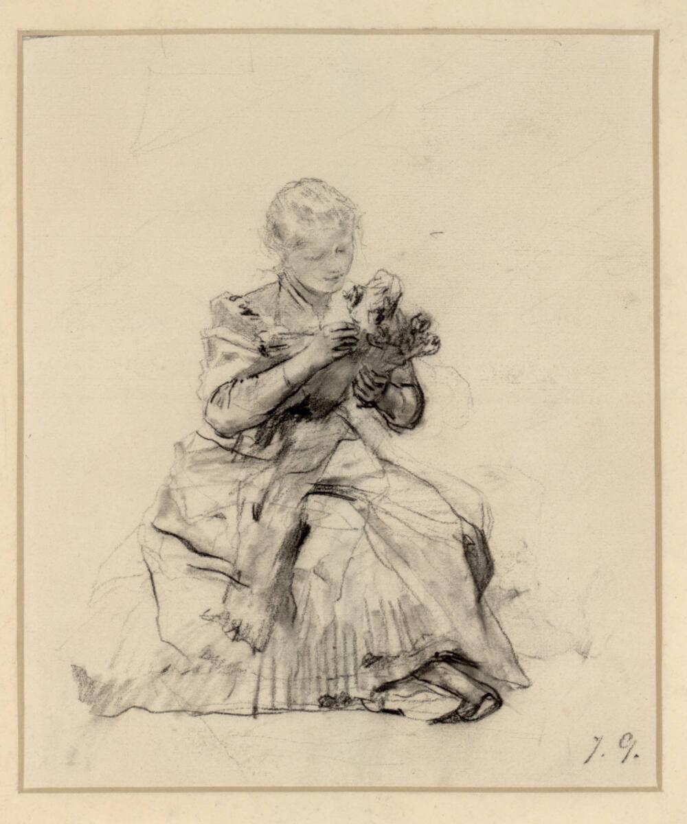 Josef Gisela, Sitzende Frau, Inv. Nr.: 24909