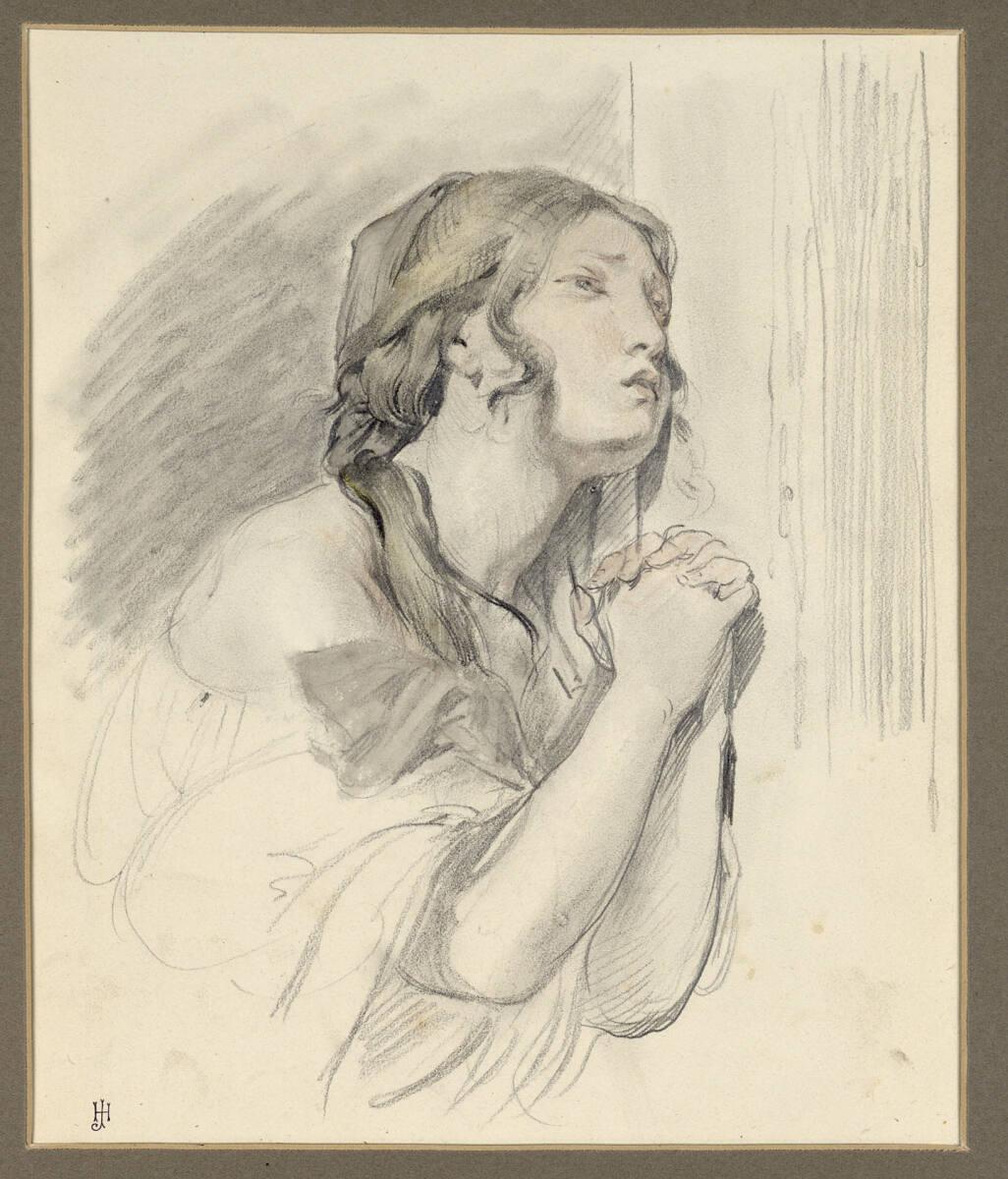 Josef Danhauser, Mädchenkopf, Inv. Nr.: 24916