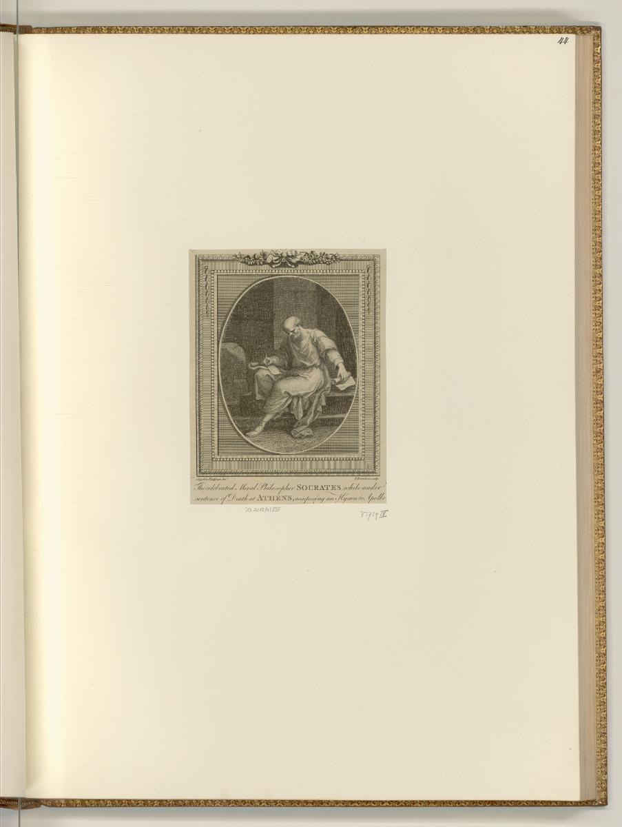 Francesco Bartolozzi Vol. 5, Sokrates, Inv. Nr.: Italien nach Sektionen I/47, It/I/47/44