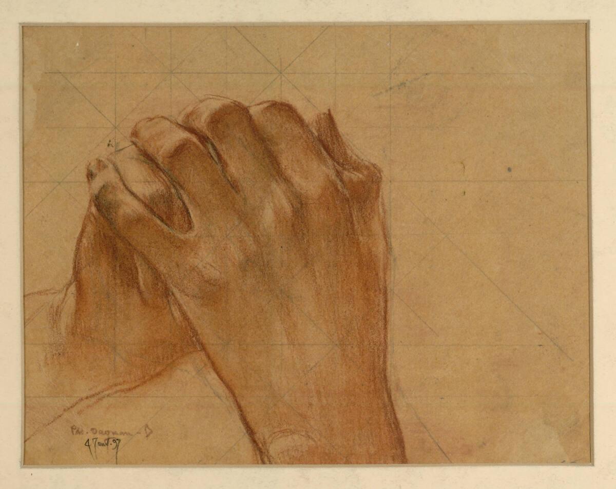 Pascal Adolphe Jean Dagnan-Bouveret, Händestudie, Inv. Nr.: 24936