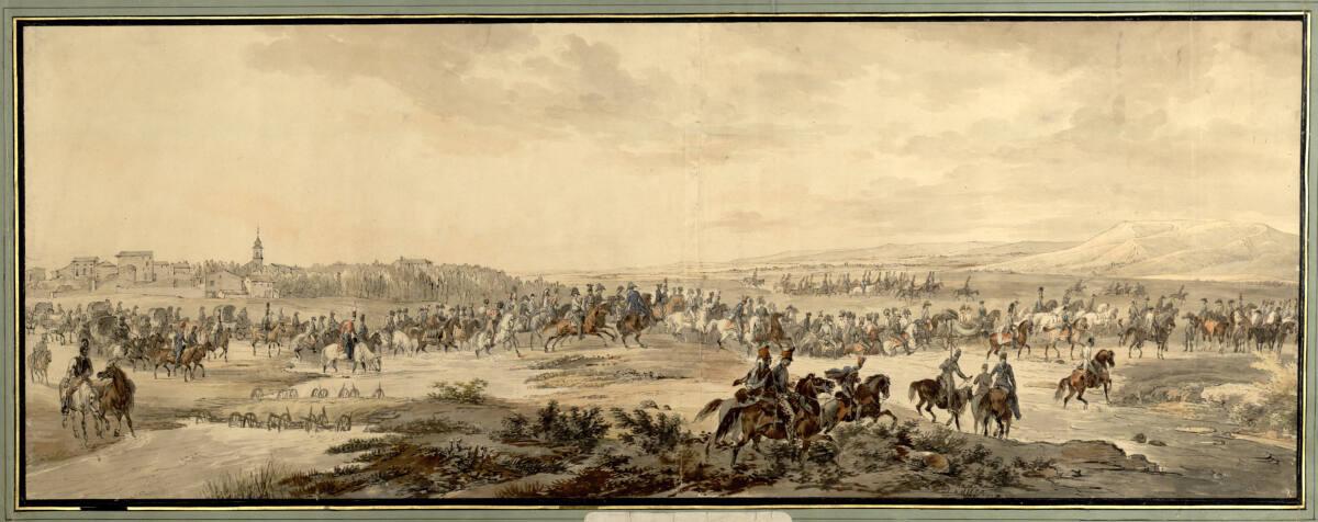 Johann Nepomuk Höchle, Passage seiner Majestät des Kaisers Franz I. mit seienr kaiserlichen kön…