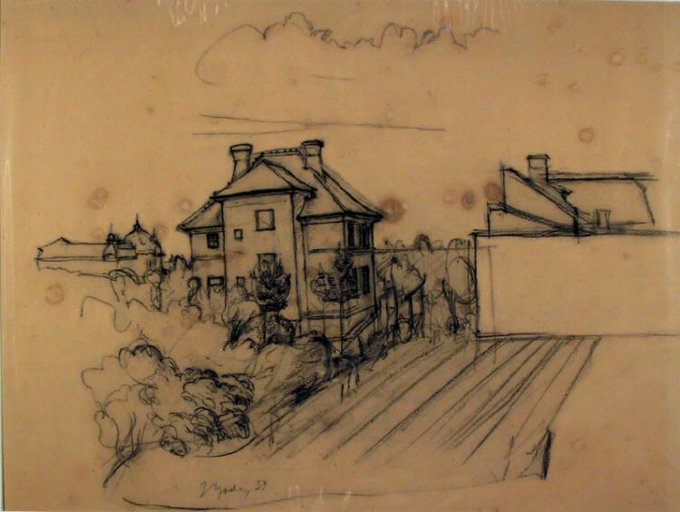 Herbert Boeckl, Haus mit Garten, Inv. Nr.: EDLDB911