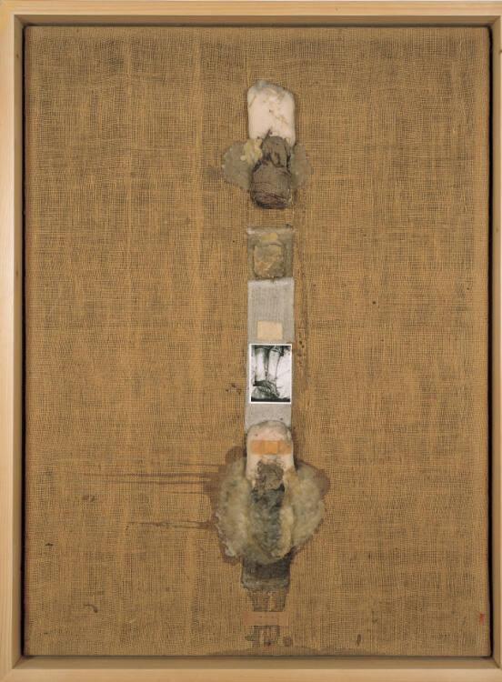 Hermann Nitsch, Menstruationsbindenbild, Inv. Nr.: EDLSB4010