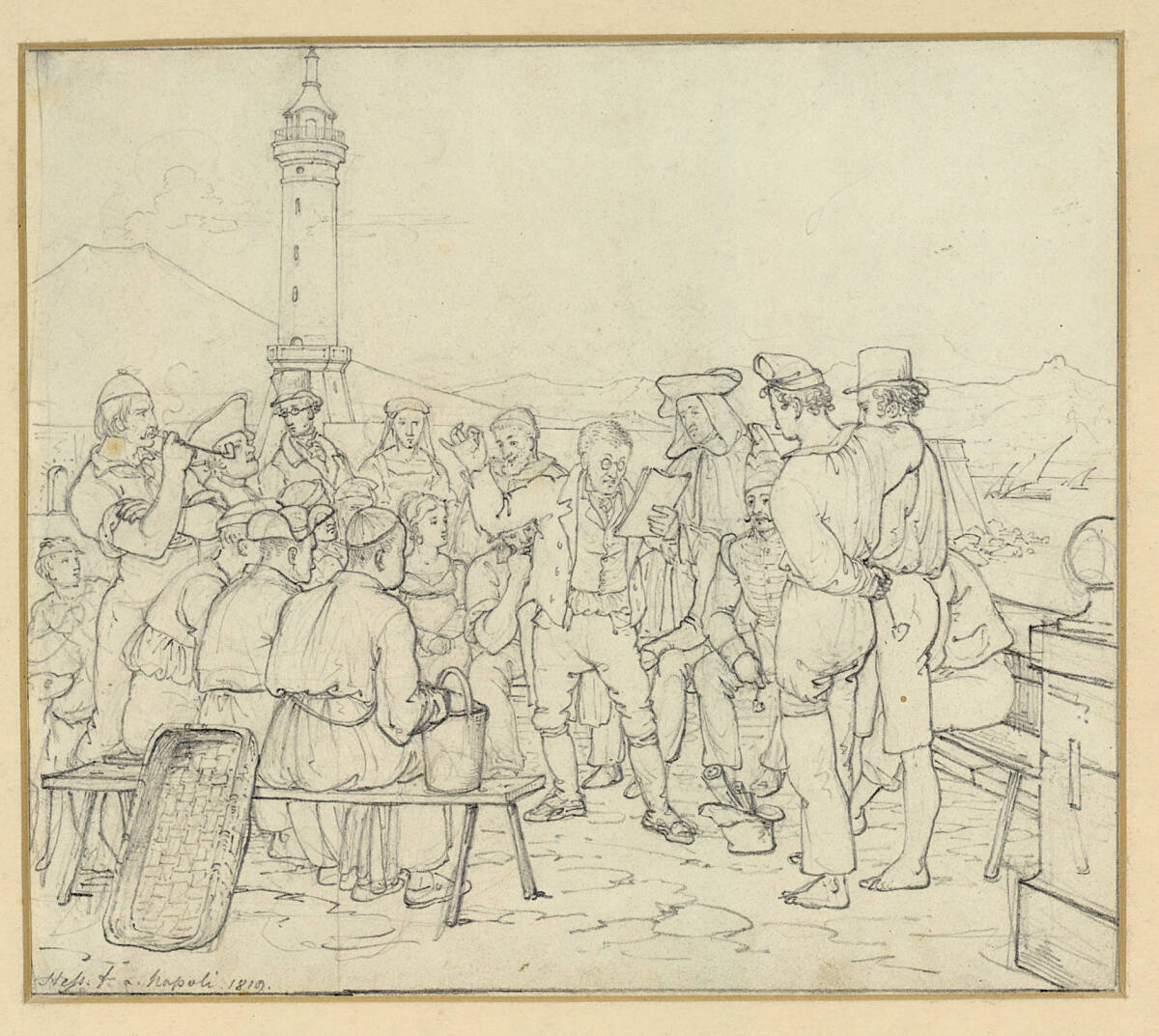 Der neapolitanische Volkserzähler, Hieronymus Hess, 1819