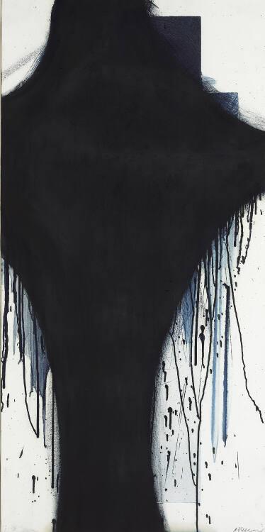 Arnulf Rainer, Blaues Kreuz, Inv. Nr.: EDLDB1464