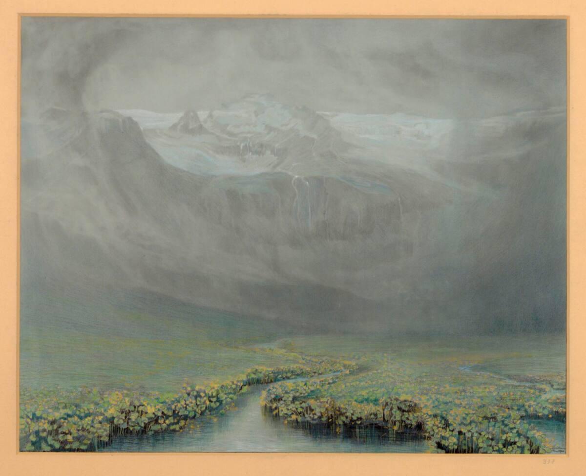 Emilie Mediz-Pelikan, Hohe Tauernlandschaft, Inv. Nr.: 25136