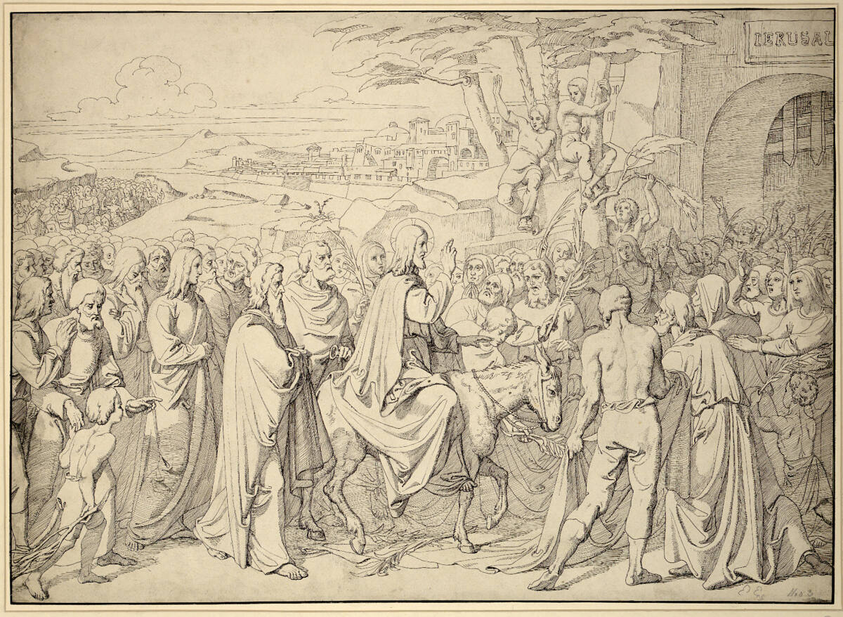 Christi Einzug in Jerusalem, Francis Hayman
