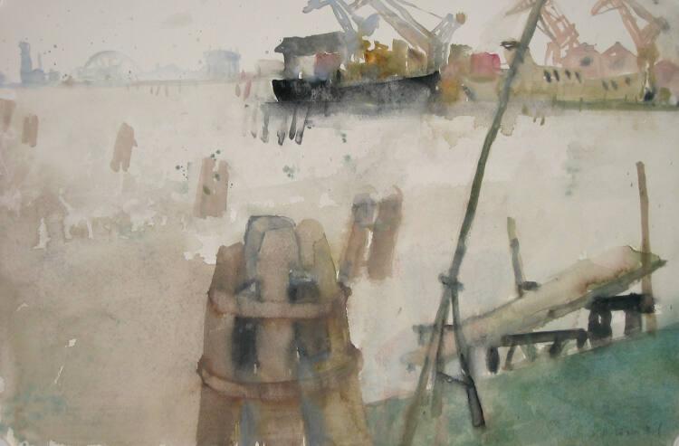 Rudolf Hradil, Herbst in der Lagune, Inv. Nr.: EDLDB764
