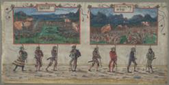 Albrecht Altdorfer, Triumphzug Kaiser Maximilians I.: Der Schweizer Krieg und der Krieg gegen N…