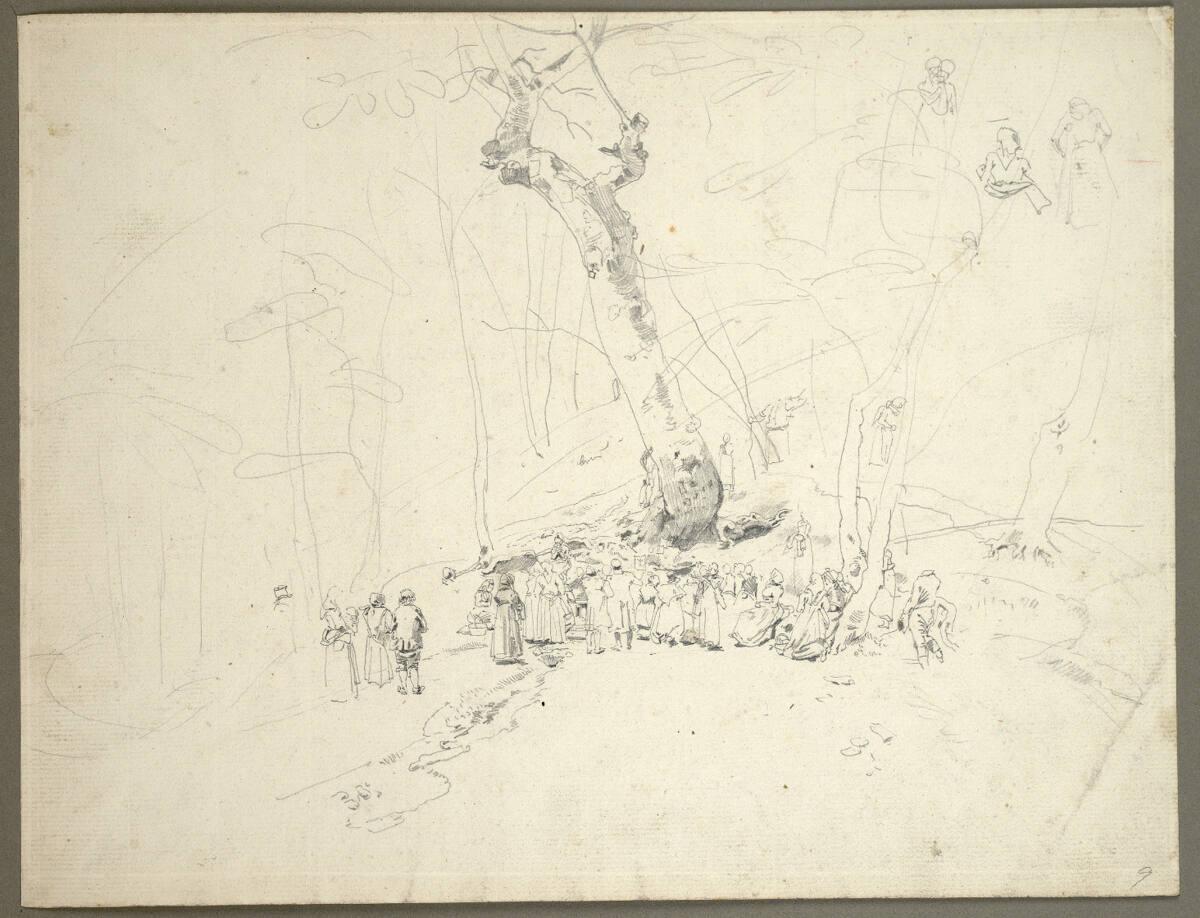 Friedrich Philipp Reinhold, Das Agnes- oder Jungfernbrünnl in Sievering, Inv. Nr.: 25305r