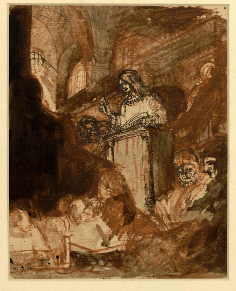 Franz Hofer, Christus predigend, Inv. Nr.: 25319