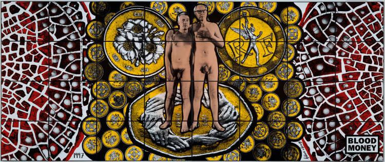 Gilbert & George, Blood Money, 1997, Inv. Nr.: EDLSB3937/1