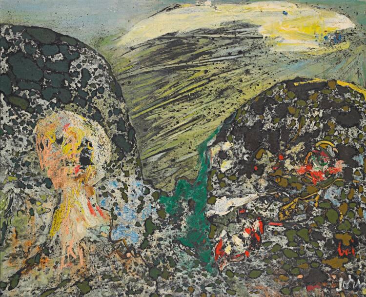Enrico Baj, Asger Jorn, Personnages on the mountains, Inv. Nr.: EDLDB2845