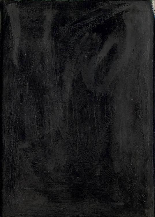 Arnulf Rainer, Schwarz-blaue Übermalung, Inv. Nr.: EDLDB2739