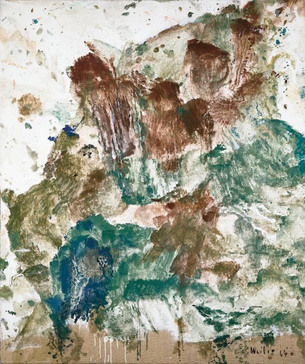 Max Weiler, Wie eine Landschaft, Silzer Berg, Inv. Nr.: EDLSB2834