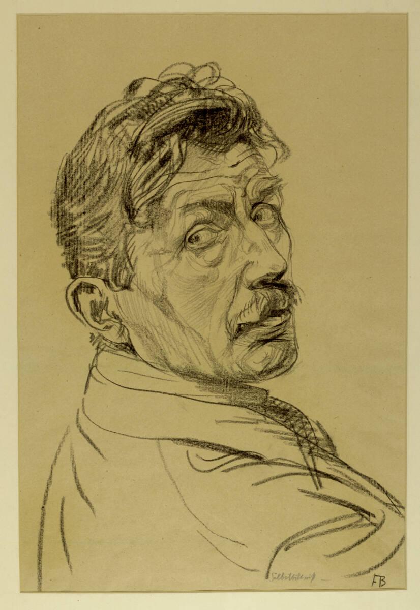 Franz Barwig  (der Ältere), Selbstporträt, Inv. Nr.: 25413