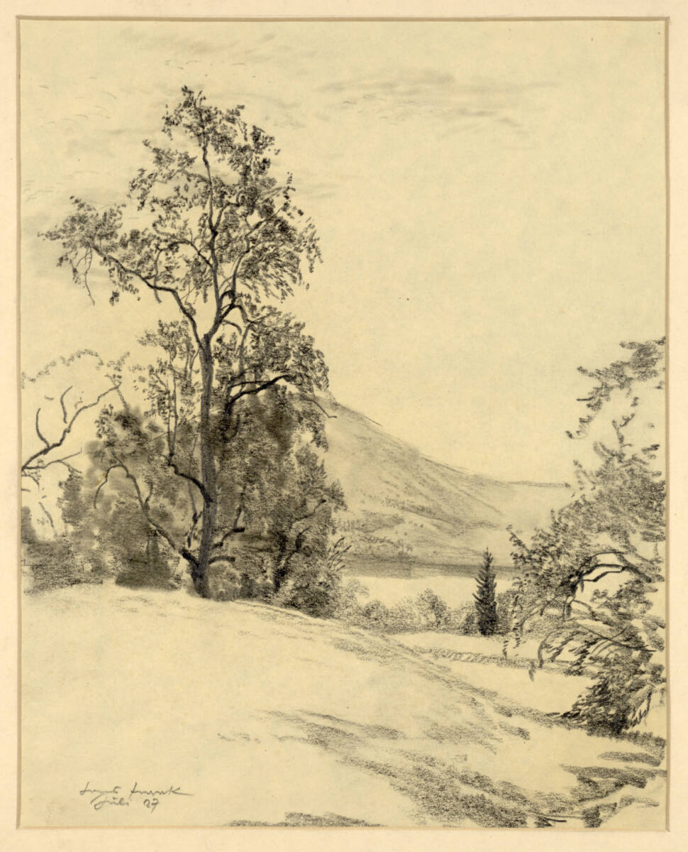 Sommerlandschaft, Juli 1927, Hans Frank, 1927