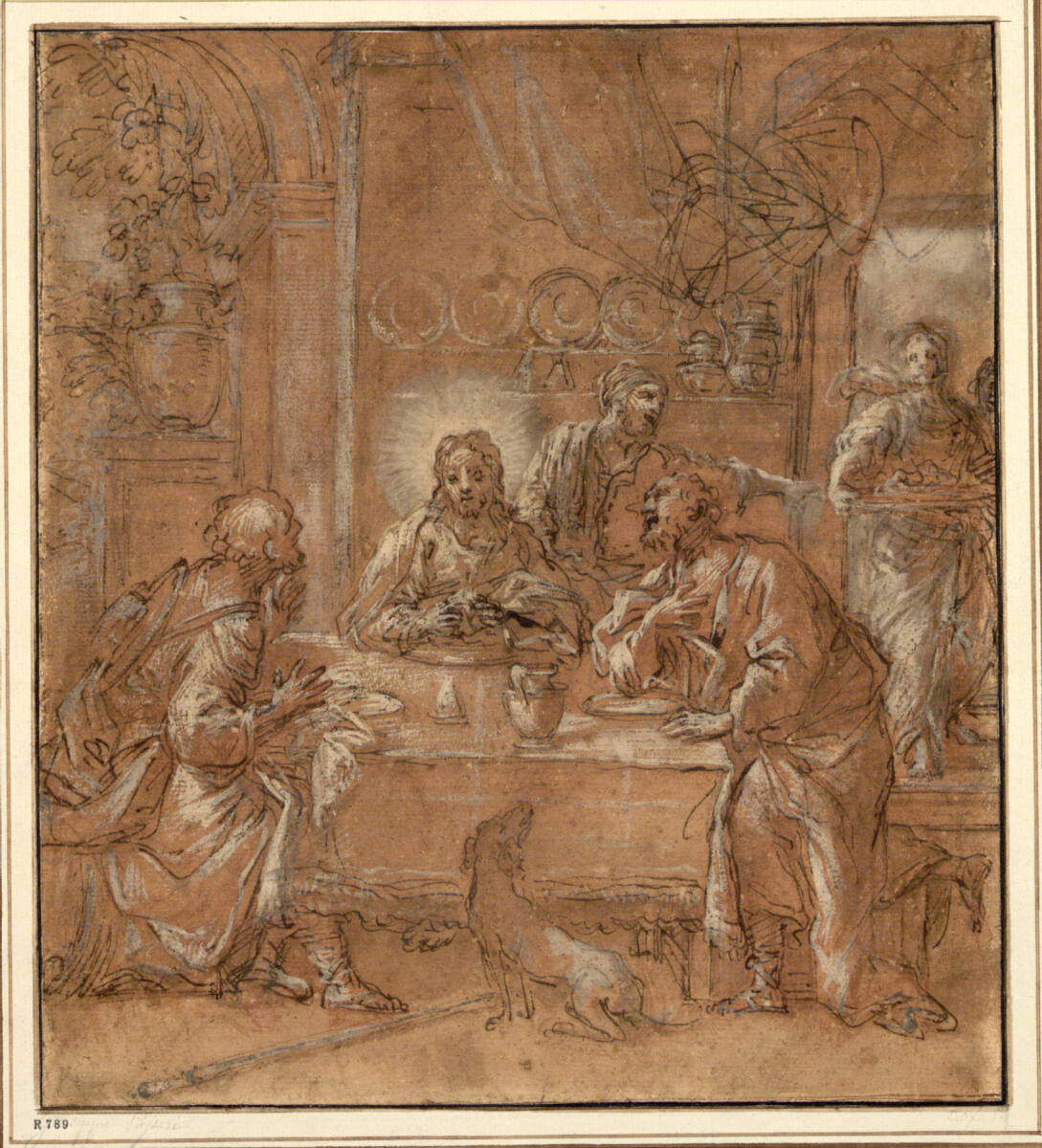 Christus in Emmaus, Giuseppe Passeri