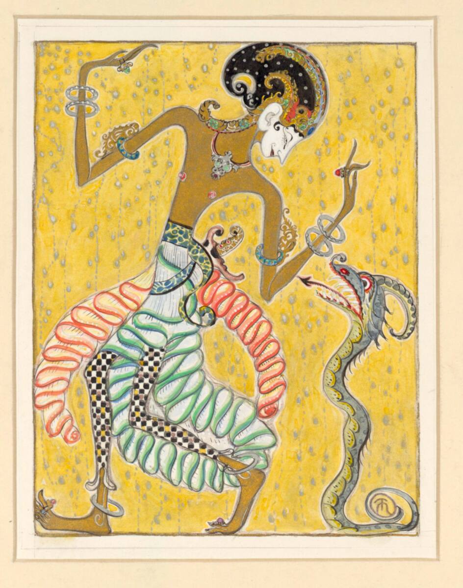 Javanische Figur (Prinzessin), Richard Teschner