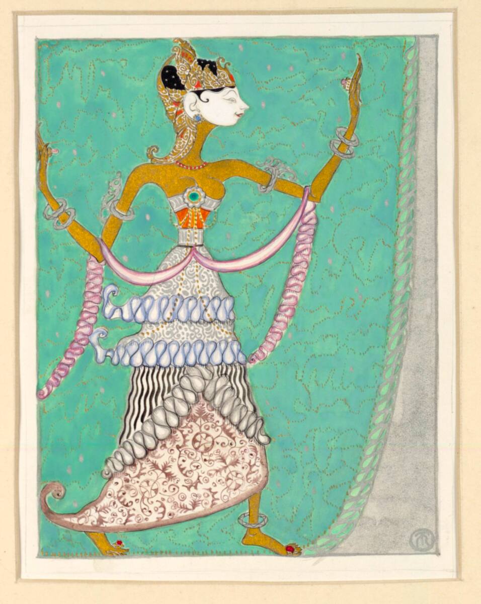 Javanische Figur (Prinzessin), Richard Teschner