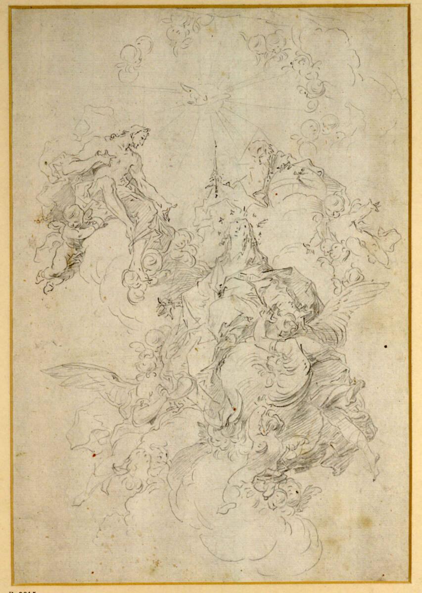 Johann Baptist Wenzel Bergl, Die Himmelfahrt Mariae, Inv. Nr.: 25691