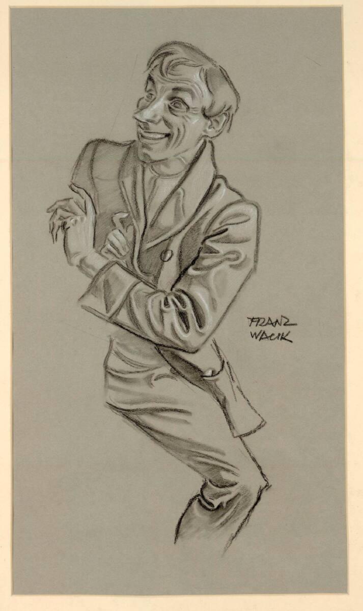Franz Wacik, Studie eines Lachenden, Inv. Nr.: 25723r