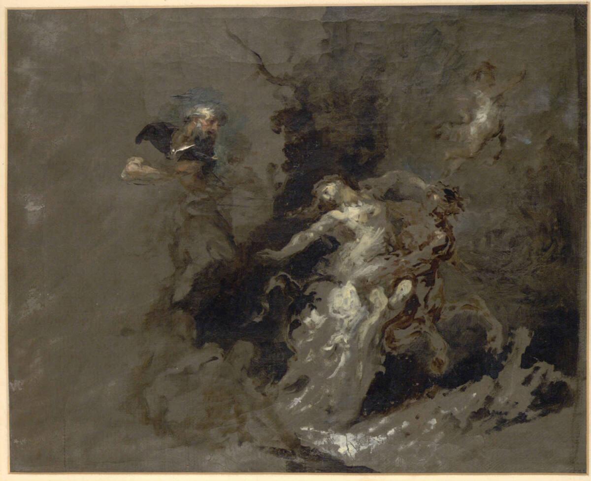 Franz Anton Maulbertsch, Nessus und Dejanira, Inv. Nr.: 25738