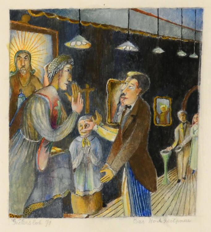 Albert Paris Gütersloh, Das Hochzeitspaar, Inv. Nr.: EDLDB929